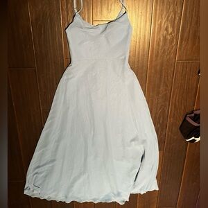 Azazi bridesmaids dress A4 no alterations steel blue